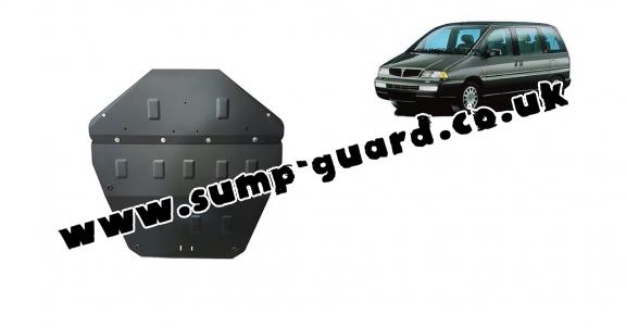 Steel sump guard for the protection of the engine and the gearbox for Lancia Zeta