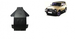 Steel sump guard for Lada Niva