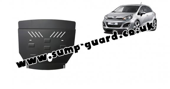 Steel sump guard for Kia Rio 3