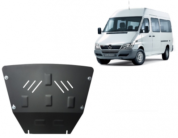 Steel sump guard for Mercedes Sprinter