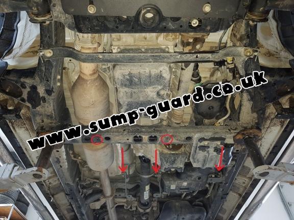 Steel differential guard for Toyota Hilux Revo