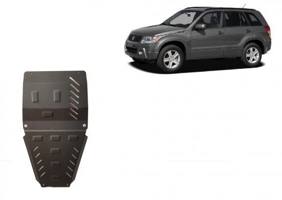 Steel gearbox and transfer case guard for Suzuki Grand Vitara 2