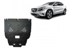 Steel sump guard for Mercedes GLA X156