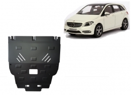 Steel sump guard for Mercedes B-Class W246