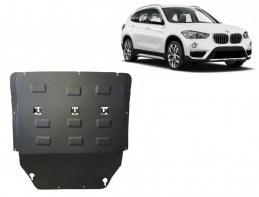 Steel sump guard for BMW X1 F48