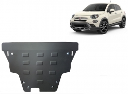 Steel sump guard for Fiat 500x