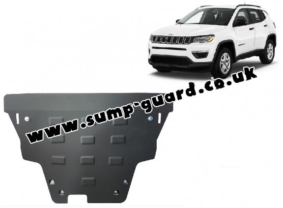 Steel sump guard for Jeep Compass