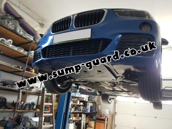 Steel sump guard for BMW X1 F48