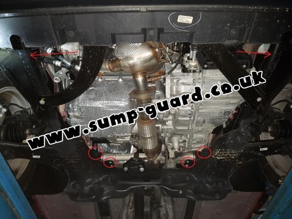 Steel sump guard for Jeep Compass