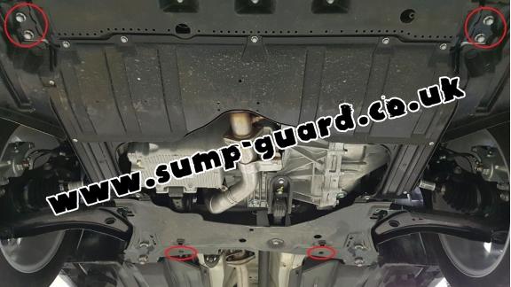 Steel sump guard for Suzuki Vitara