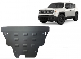 Steel sump guard for Jeep Renegade