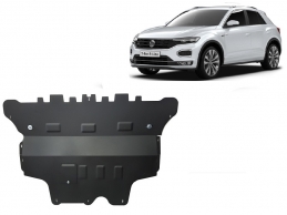 Steel sump guard for Volkswagen T-Roc - manual gearbox