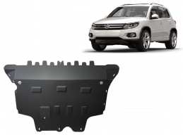 Steel sump guard for VW Tiguan