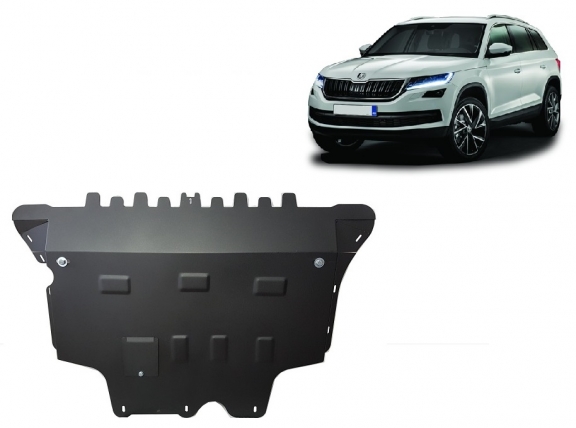 Steel sump guard for Skoda Kodiaq