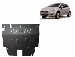Steel sump guard for Fiat Punto 
