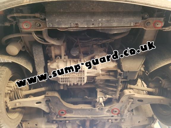 Steel sump guard for Ford Focus 1