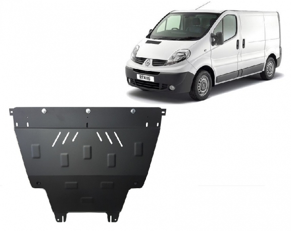 Steel sump guard for Renault Trafic 2 