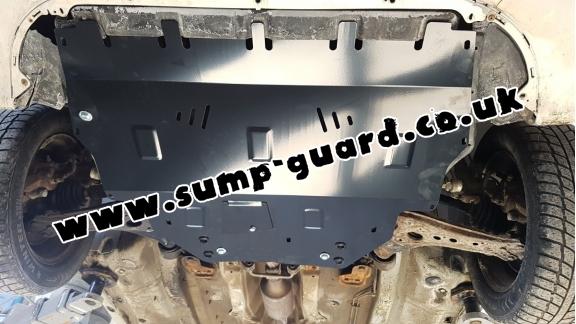 Steel sump guard for Audi A2