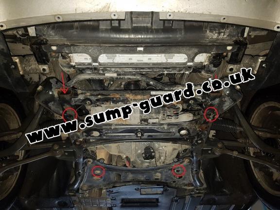 Steel sump guard for BMW X3 - F25