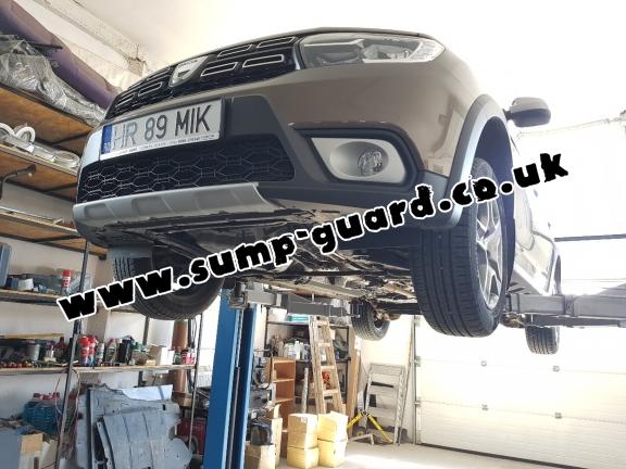 Steel sump guard for Dacia Logan 1