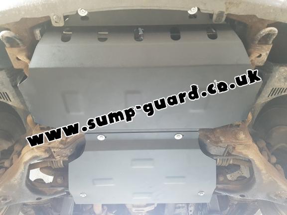 Steel sump guard for the protection of the engine and the radiator for Kia Sorento