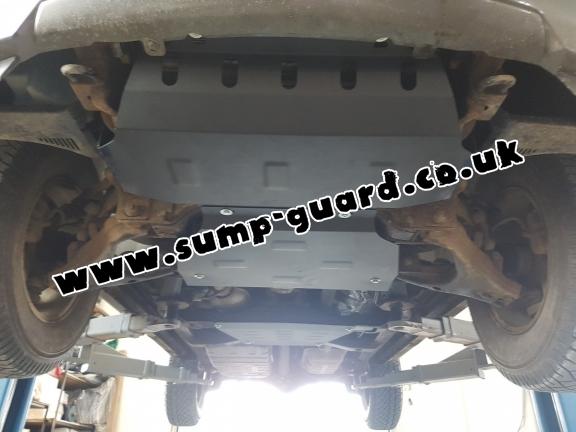 Steel sump guard for the protection of the engine and the radiator for Kia Sorento