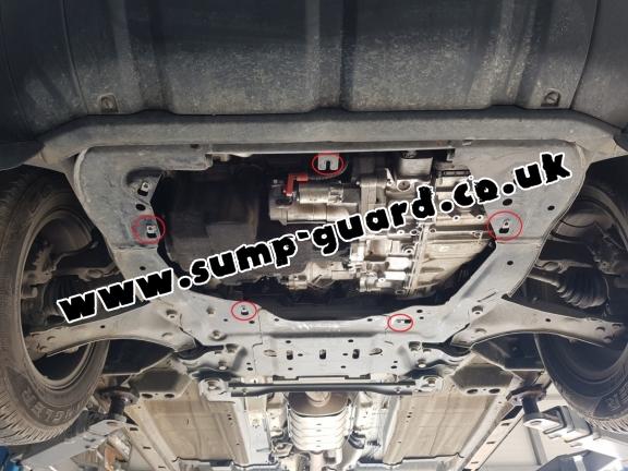 Steel sump guard for Range Rover Evoque