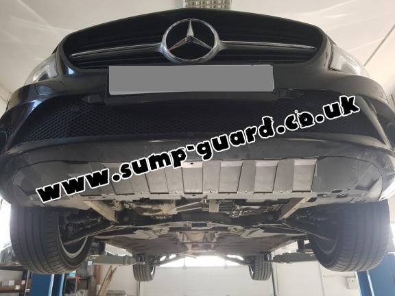 Steel sump guard for Mercedes CLA X117