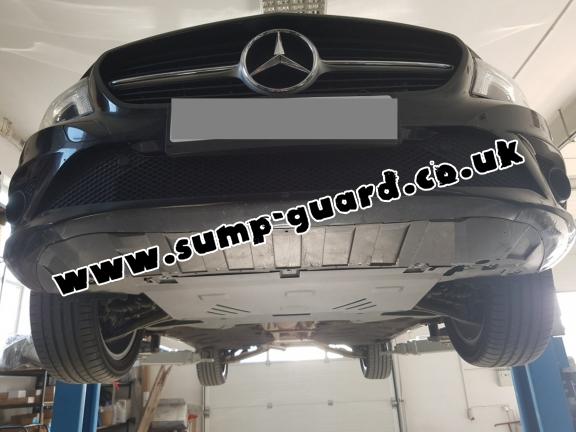 Steel sump guard for Mercedes GLA X156