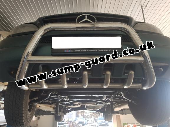 Steel sump guard for Mercedes ML W163