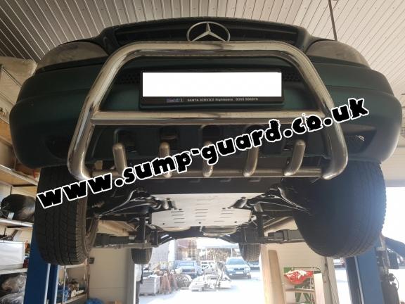 Steel sump guard for Mercedes ML W163