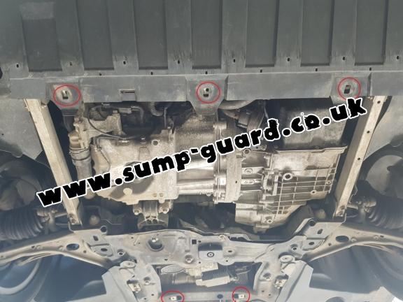 Steel sump guard for Mercedes B-Class W246