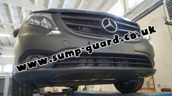 Steel sump guard for Mercedes V-Class W447, 2.2 D, 4x4