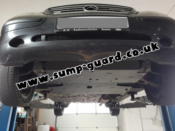 Steel sump guard for the protection of the engine and the gearbox for Mercedes Vaneo W414