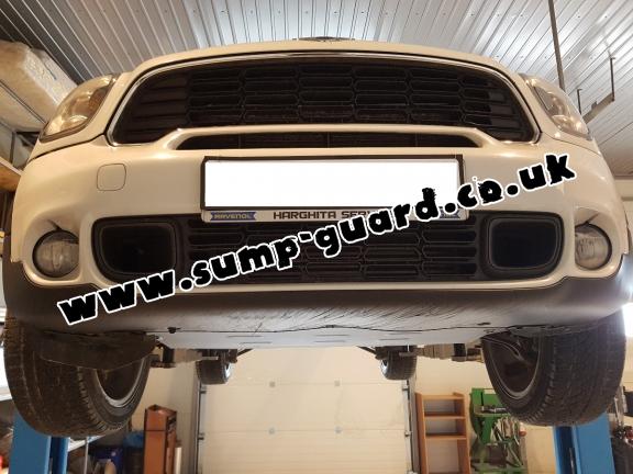 Steel sump guard for Mini Countryman