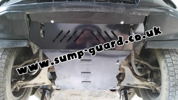 Steel sump guard for the protection of the engine and the radiator for Mitsubishi Shogun 4 (V80, V90)