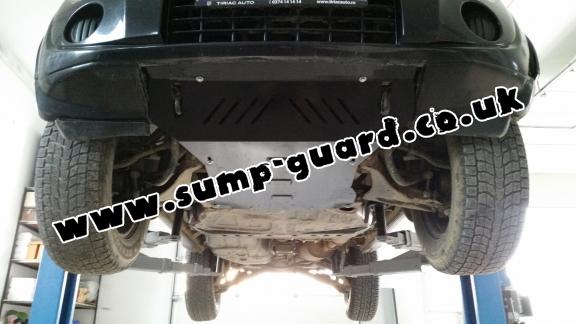 Steel sump guard for the protection of the engine and the radiator for Mitsubishi Shogun 4 (V80, V90)