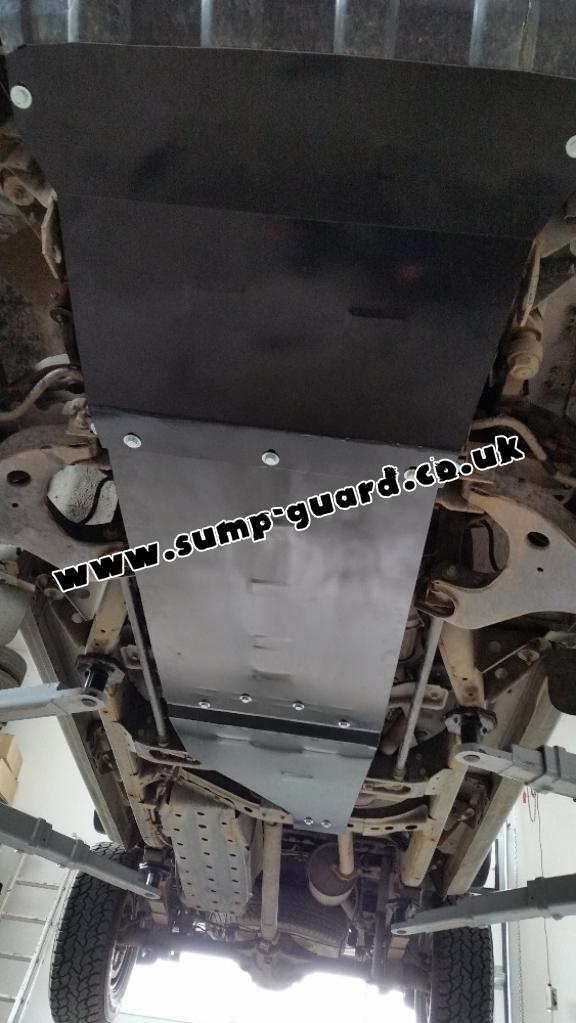 Steel gearbox guard for Nissan Navara D22