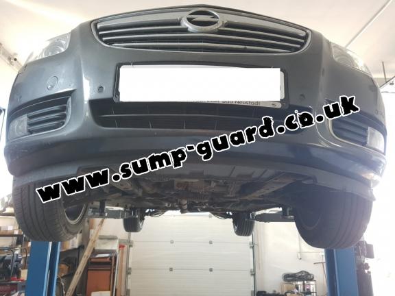 Steel sump guard for Vauxhall Insignia