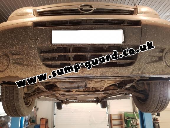 Steel sump guard for Vauxhall Vivaro