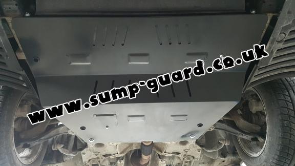 Steel sump guard for Peugeot 407