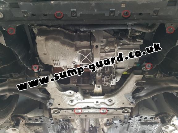 Steel sump guard for Renault Kangoo