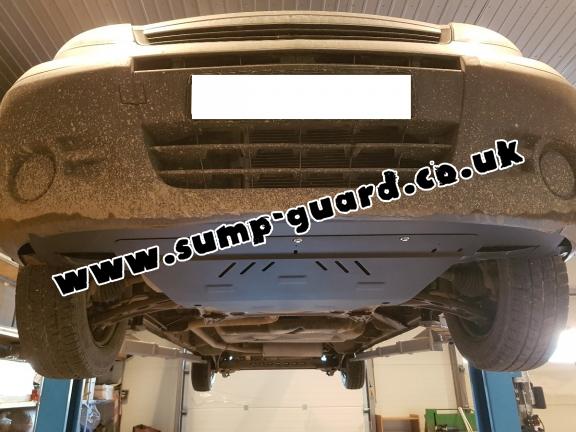 Steel sump guard for Renault Trafic