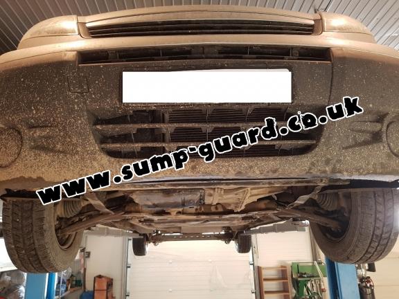 Steel sump guard for Renault Trafic