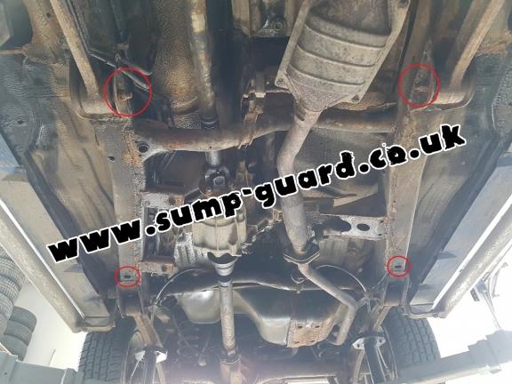 Steel transfer case guard for Suzuki Jimny