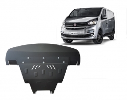 Steel sump guard for Fiat Talento