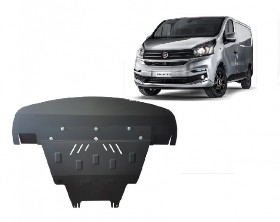 Steel sump guard for Fiat Talento