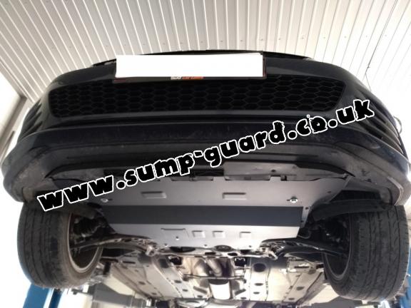 Steel sump guard for the protection of the engine and the gearbox for VW Golf 7 - manual gearbox