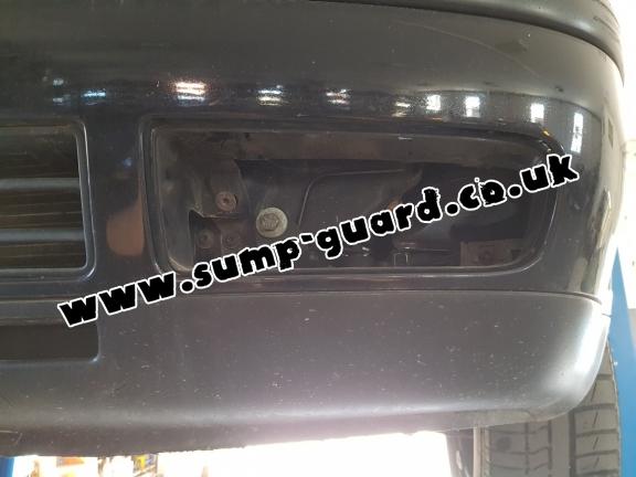 Steel sump guard for golf mk4