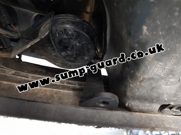 Steel sump guard for golf mk4